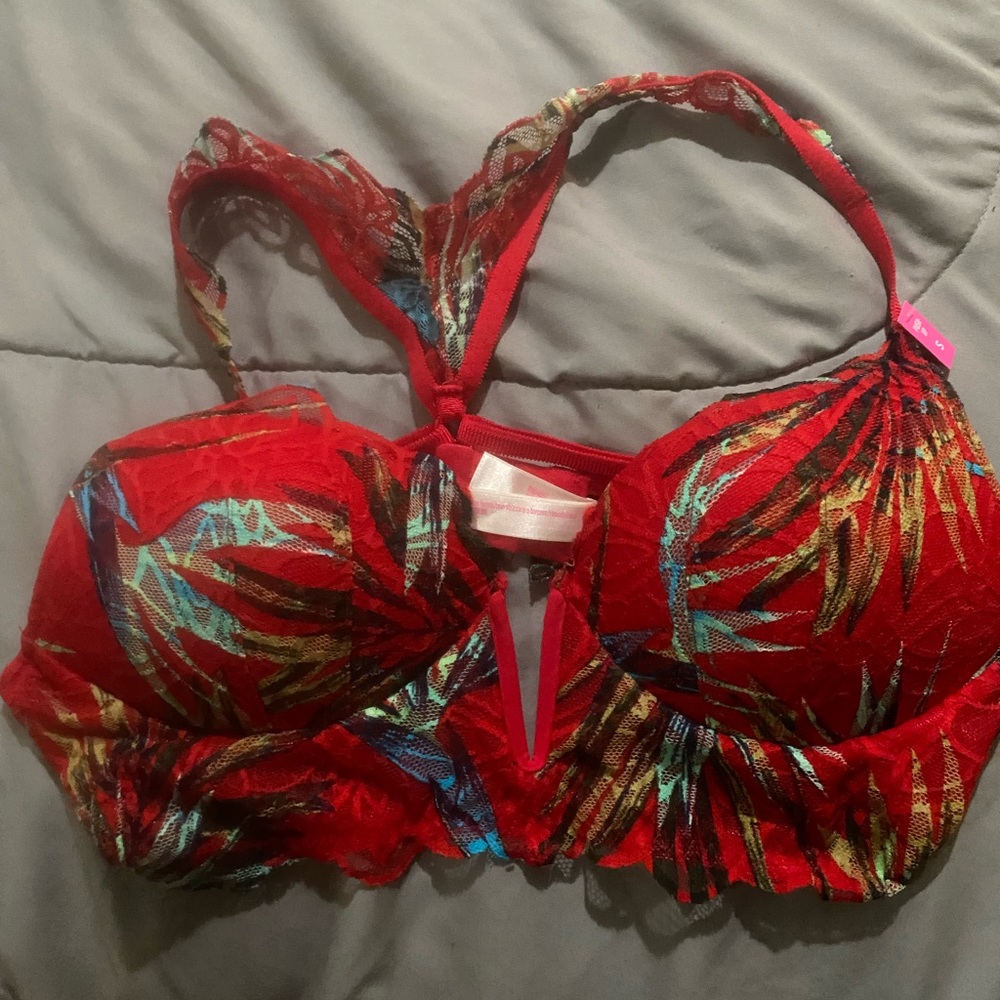 Cute Victoria’s Secret bralette tropical print - S